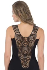 Dantel Sırt Tasarımıyla Göz Alıcı Askılı Atlet -2456