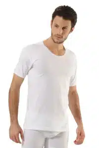 Bisiklet Yaka Süprem Kumaşla Modern Tasarım: Kapalı Yaka Erkek Atlet-606