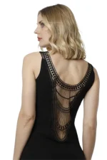 Sırt Detaylarıyla Fark Yaratan Pamuklu Kadın Atlet-2455