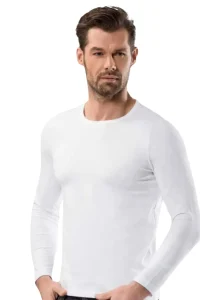 Günlük Konfor için Pamuklu Erkek Atlet - Bisiklet Yaka Uzun Kollu Tasarım-720/721