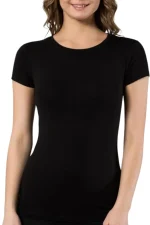 Klasik Tasarımıyla Her Gardıroba Uygun Kadın Tişört-2502