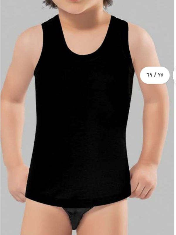 Çocuk Günlük Kullanım %100 Pamuk Atlet-516