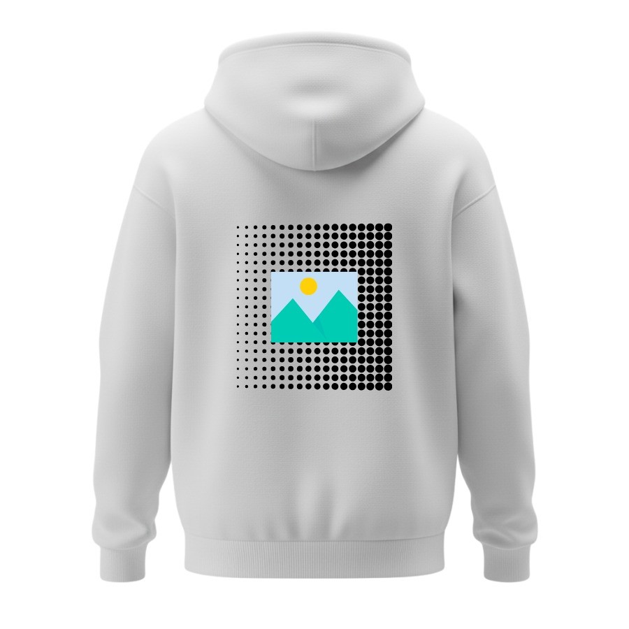 Kişiye Özel Büyük Göğüs ve Kol Baskılı Hoodie – Rahat Oversize Model